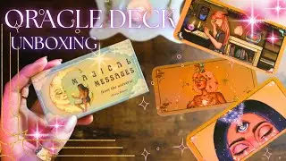 Unboxing/Flip through of the Magical Messages Oracle Deck ✨🩷🧡