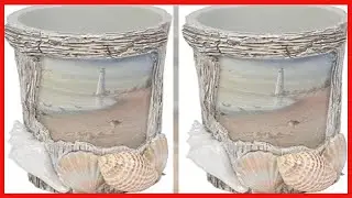 Creative Bath Products Inc  at The Beach Hautman Tumbler, 1 Count Pack of 1, BlueTan