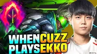 WHEN CUZZ PLAYS EKKO JUNGLE! - SKT T1 Cuzz Plays Ekko vs Lee Sin Jungle! | Season 2020 KR SoloQ