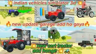 new update mein garage add ho gaya//Indian vehicles simulator 3d//Russian tank add ho gaya //🔥