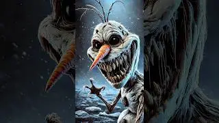 Horror version of the Frozen characters #scary