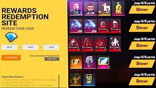 🎁 6 C&Oacute;DIGOS PERMANENTES DE FREE FIRE 2021 🎁 C&Oacute;DIGOS PARA FREE FIRE HOY RECLAMA SOLO HOY! 🎁