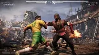 Jhonny cage vs liu kang mortal Kombat x