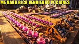 ME HAGO EL M&Aacute;S RICO DEL PUEBLO VENDIENDO POCIONES - ALCHEMY FACTORY #2