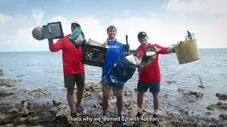 Chomps is partnering with 4ocean to help reduce plastic pollution and offset our plastic waste.