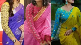 Latest Full Sleeves Blouse Design For Saree/ Stylish Full Sleeve Blouse Design ideas 2022