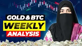 Gold and Btc weekly analysis in hindi and urdu |ERT FX| #cryptotrading #xauusd