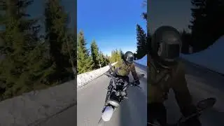 Sunny &lsquo;n&rsquo; cold rides! #xsr700 #rider #mountains