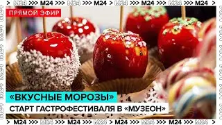 «Вкусные морозы» — старт гастрофестиваля в парке «Музеон» | Прямая трансляция