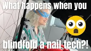 What happens when you blindfold challenge a nail tech?! | INK London & Simone Radley