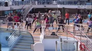 REGAL Princess Baltic & Russia Cruise ......ZUMBA Party Fitness Exercise on Fountain Pool Deck !