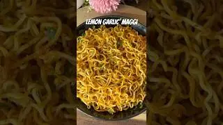 Lemon Garlic Maggi Recipe #maggi #lemon #garlicmaggi #shortfeed #shorts