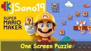 Super Mario Maker - One Screen Puzzle - 2 Puzzles - Intro5pect and Ethan
