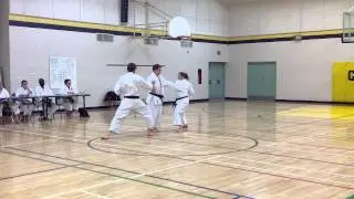Heian Sandan Bunkai - IKD Shotokan Karate Sandan Black Belt Testing | Shihan Maureen Woon-a-tai 2012