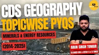 CDS Geography Topic Wise PYQs Solved (2014-2025) | Defense Ustaad