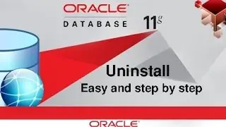 Oracle Database11g: How to uninstall oracle 11g from windows 7 | Uninstall 11g | Deinstall 11g