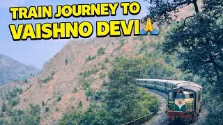 Vaishno Devi Yatra Begins 🚆 | Beautiful Train Journey Through the Hills