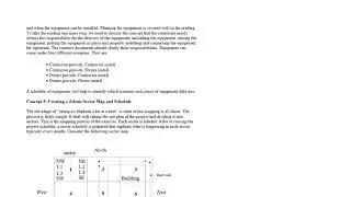 QUANTITY SURVEYING TRAINING CENTER FOR Contractor and Owner Coordination of Equipment