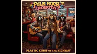 Plastic Kings of the Highway | Folk Rock Robots | Retro Diner Folk Rock Song