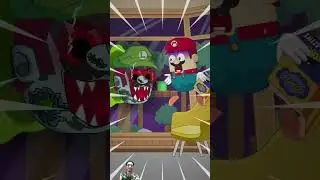 Luigi's Head Ghost Annoys #funnycartoon #memeanimation #luigi #mario#shorts #youtubeshorts #abcfun