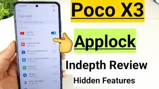Poco x3 app lock tips and tricks hidden indepth review