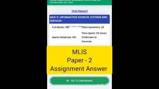 MLIS //2025 //#assignment //NSOU - Netaji Subhas Open University //Paper - 2//