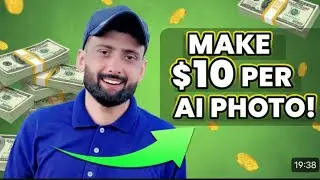 Зарабатывайте 10 долларов за фотографию, сделанную с помощью ИИ! 💰🤑 || Заработок в Интернете в Па...