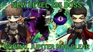 THIS BOSS IS REALLY COOL!! MapleStory NEW LEVEL 295 BOSS Normal Jupiter Duo Clear!