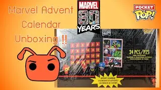 Funko Marvel Advent Calendar 80 years Marvel comic Pocket POP Unboxing !