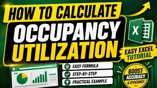 Occupancy formula in BPO | Utilization formula in BPO | Excel Tutorial