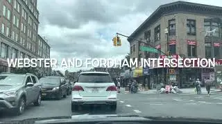 DRIVING ON THE WEBSTER AVE - BRONX NY