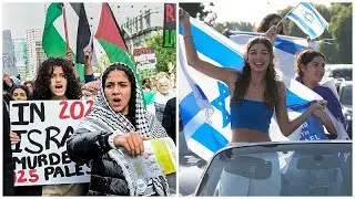 Manifestazioni pro e contro Palestina e Israele nel mondo