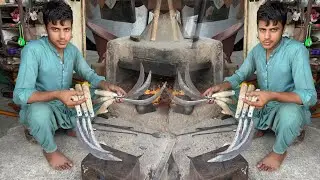 Making a Sickle from a File | Blacksmith | Hand made| Agriculture ,Daranti, درانتی दरांती | ਦਾਤਰੀ .