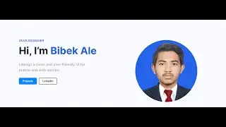 My Personal Portfolio | BIBEK ALE