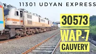 CAUVERY WAP - 7 WITH UDYAN EXPRESS | PUSHKAR KHAMITKAR