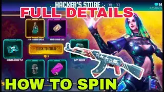 Free Fire New Hackers Store |How to spin In Hackers Store |How to get Winterland Ak in hackers store