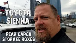 Toyota Sienna cargo storage boxes