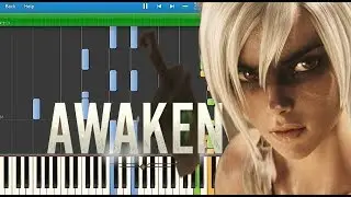 Awaken - League of Legends (Synthesia) Piano tutorial [Mynodex]