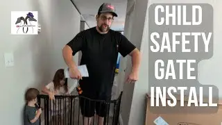 Installing Toddleroo Gates for Kids & Pets | Family Vlog New Home, New Baby Gates!