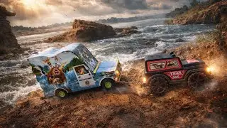 Gadi wala Cartoon bhaiya Ne Khade me palta ||diyabachoo | tractor truck JCB|wala cartoon| MR Toys 