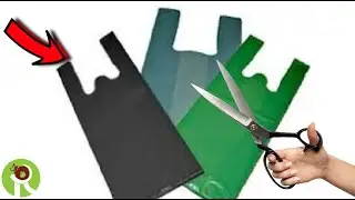 IDEIA INCRÍVEL COM SACOLAS PLÁSTICAS