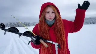 -27&deg; Субарктическая зима | Одиночное исследование замерзшего озера