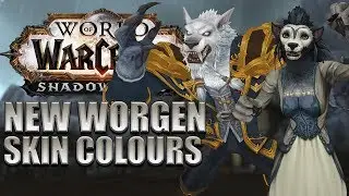 NEW Worgen Face/Skin Colour Customizations | Shadowlands Alpha