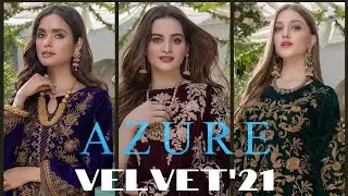 Azure Velvet'21 Unstitched & Stitched Collection || Winter 2021 Velvet Collection