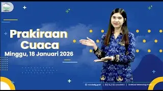 Prakiraan Cuaca Esok Hari, Minggu, 18 Januari 2026