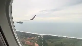 Airlink taxi take off from king Shaka international airport 