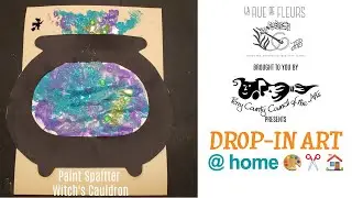 Witch's Cauldron Halloween Art Project