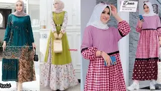 GAMIS MOTIF CANTIK SIMPEL KEKINIAN‐MODEL GAMIS TERBARU 2022