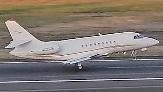 Dassault Falcon 2000 [N220JW] Takeoff from PDX