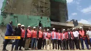 Gen. Katumba tours on-going construction of one&ndash;stop centre building